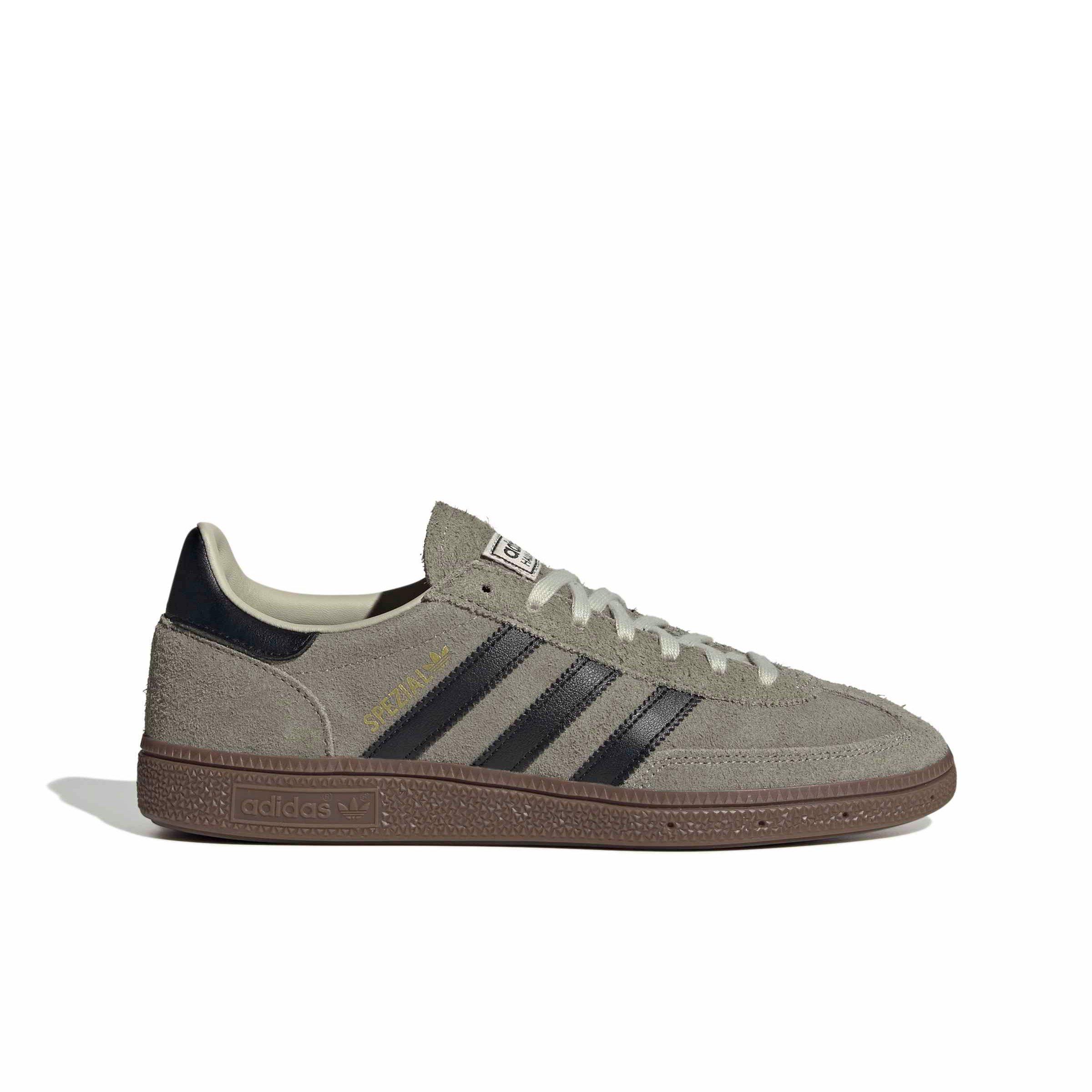 adidas Originals Handball Spezial "Silver Pebble/Core Black/Gum 5" Men's Shoe - SILVER/BLACK/GUM